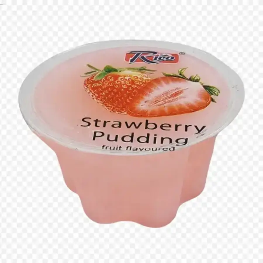 Rico Strawberry Pudding 100G Cup Ja0100
